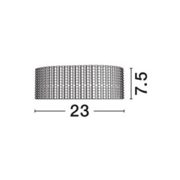 Luminosa Lighting Luminosa Kinara Integrated Led Wall Lamp Platinum Gold Led 6W 390Lm 3000K - thumbnail 7