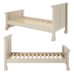 The Furniture Market Wilmslow Dove Grey Painted 3Ft Single Size Panel Bed - thumbnail 6