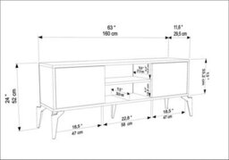 "Decorotika Lojo Tv Stand For Tvs Up To 71""" - thumbnail 6