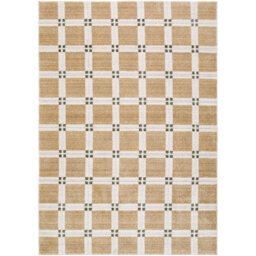 Livabliss La Luna-Modern Brown Off-White, Grey Green Graphic Living Dining Bedroom Rug 200 X 275 Cm Easy Care, Non Shedding - thumbnail 2