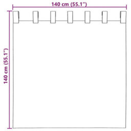Berkfield Voile Curtains With Rod Pockets 2 Pcs Terracotta - thumbnail 9