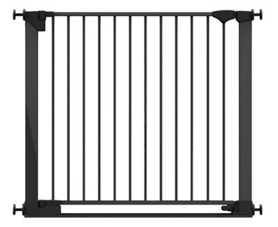 Safetots Safestep Gate, Black, 96Cm - 103Cm, Extra Low Walkthough, 81Cm Extra Wide Doorway, One Piece Extra Wide Baby Gate - image 1