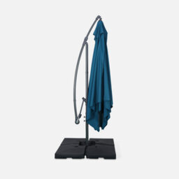 Sweeek - Offset Square Parasol 3X3M Hardelot Duck Blue 300X295X250 Cm - thumbnail 3
