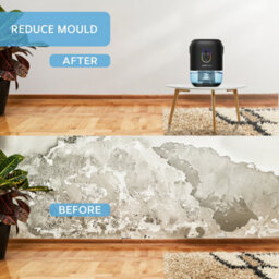 Monhouse Premium Dehumidifer - 1000Ml Electric Moisture Absorber - 7 Color Nightlight Touch Screen Humidity Indicator - Black - thumbnail 5