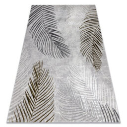 RugsX Carpet Allure 8752 Palm Leaves - Structural, Stylish, Glamour Grey Gold 280X370 Cm - thumbnail 4