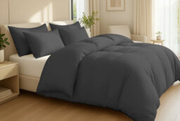 Lazzaro Premium 100% Cotton Bedding Set 400 Tc, Hotel Quality Luxury Bedding With Hidden Zipper Closure - thumbnail 3