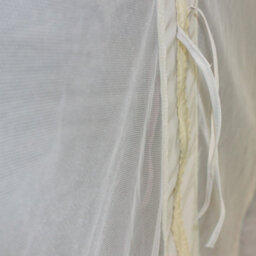 SunDaze Outdoor Garden Metal Gazebo Marquee Enclosure Mosquito Netting Zipped Door Ivory - thumbnail 3