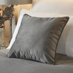 Soirée Melanie Hotel Chic Premium Dark Grey Velvet Filled Cushion