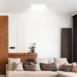 Briloner Slim Panel Led Ceiling Light Neutral White Backlight Hallway Living Room 29Cm, 18W, 2400Lm - thumbnail 4