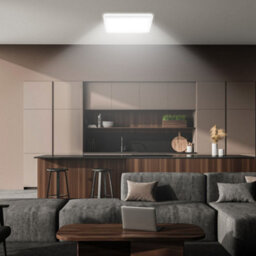 Briloner Slim Panel Led Ceiling Light Neutral White Backlight Hallway Living Room 29Cm, 18W, 2400Lm - thumbnail 5
