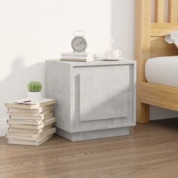 Vidaxl Bedside Cabinet Concrete Grey 44X35X45 Cm Engineered Wood - thumbnail 1
