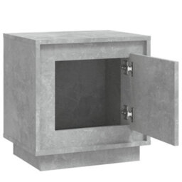 Vidaxl Bedside Cabinet Concrete Grey 44X35X45 Cm Engineered Wood - thumbnail 6