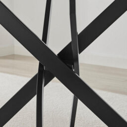 Furniturebox Uk Leonardo Oak Effect Dining Table & 4 Beaumont Green Fabric Chairs - thumbnail 5