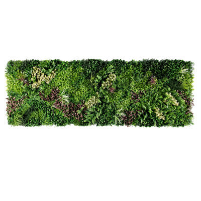 Artificial Plant Flower Living Wall Panels Realistic - 3Sq. M - Indoor / Outdoor - Interlocking Non Repeating Pattern - image 1