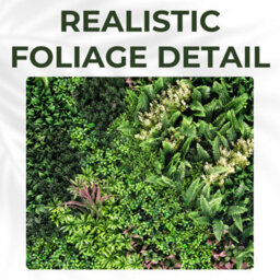 Artificial Plant Flower Living Wall Panels Realistic - 3Sq. M - Indoor / Outdoor - Interlocking Non Repeating Pattern - thumbnail 6