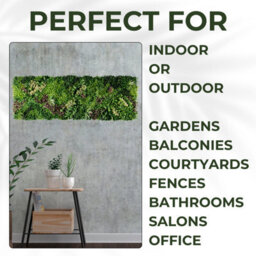 Artificial Plant Flower Living Wall Panels Realistic - 3Sq. M - Indoor / Outdoor - Interlocking Non Repeating Pattern - thumbnail 5