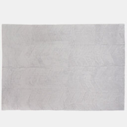 Ohs Chevron Carved Rug Soft Floor Carpet Non Slip Area Mat, Grey - 160Cm X 230Cm - thumbnail 3