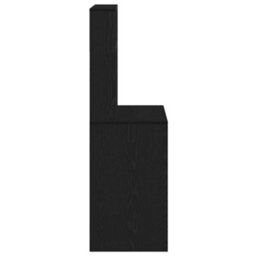 Berkfield Desk With Shelves Black 100X45X140 Cm Engineered Wood - thumbnail 5