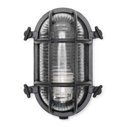 Valuelights Bow Black Nautical Oval Bulkhead Ip64 Filament Led Outdoor Wall Light - thumbnail 4