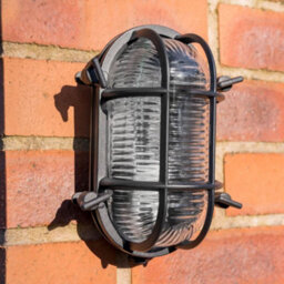 Valuelights Bow Black Nautical Oval Bulkhead Ip64 Filament Led Outdoor Wall Light - thumbnail 3
