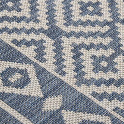 Walplus Outdoor Flatweave Rug 200X280 Cm Blue Stripes - thumbnail 5
