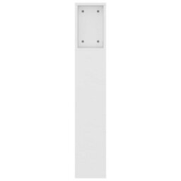 Vidaxl Headboard Cabinet White 160X18.5X104.5 Cm Headboard Cabinets - thumbnail 5