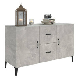 Berkfield Sideboard Concrete Grey 100X36X60 Cm Engineered Wood - thumbnail 4