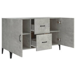 Berkfield Sideboard Concrete Grey 100X36X60 Cm Engineered Wood - thumbnail 7