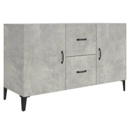 Berkfield Sideboard Concrete Grey 100X36X60 Cm Engineered Wood - thumbnail 2