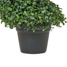 Beliani 120Cm Artificial Potted Spiral Tree Green For Indoor And Outdoor Decor - No Assembly - thumbnail 5