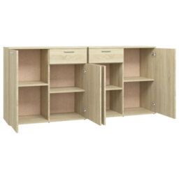 Vidaxl Sideboard Sonoma Oak 160X36X75 Cm Engineered Wood - thumbnail 8