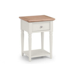 Ashfield Grey Lacquered Lamp Table With 1 Drawer - thumbnail 5