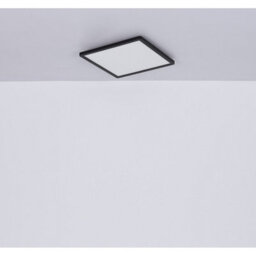 Luminosa Lighting Luminosa Sapana 42Cm Square Flush Ceiling Light Black Ip44 Led 3000K - thumbnail 9
