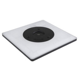 Luminosa Lighting Luminosa Sapana 42Cm Square Flush Ceiling Light Black Ip44 Led 3000K - thumbnail 6