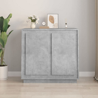 Vidaxl Sideboard Concrete Grey 80X34X75 Cm Engineered Wood - image 1