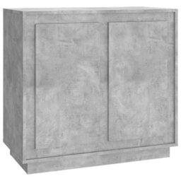 Vidaxl Sideboard Concrete Grey 80X34X75 Cm Engineered Wood - thumbnail 2