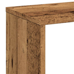 Berkfield Room Divider Bookcase Old Wood 67X25X161.5 Cm Engineered Wood - thumbnail 9