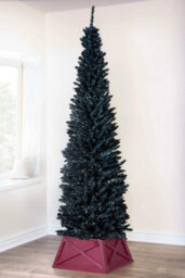 Christmas Tree World The 8Ft/240Cm Black Italian Pencilimo Christmas Tree - thumbnail 1