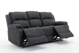 3 Seater Recliner Sofa, Manual Recliner Armchair Sofa 105 To 135 Degrees Recliner Padded Sofa - 3 Seaters - thumbnail 3