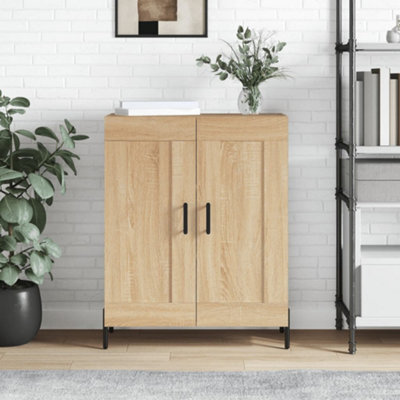Berkfield Sideboard Sonoma Oak 69.5X34X90 Cm Engineered Wood - image 1