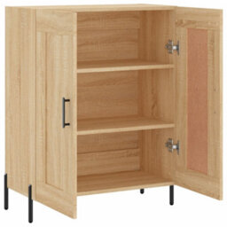 Berkfield Sideboard Sonoma Oak 69.5X34X90 Cm Engineered Wood - thumbnail 6