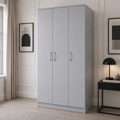 Venice 3 Door White 120Cm Wardrobe - image 1