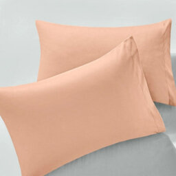 Ameha Bedding Pillowcase-Plain Dyed Peach Breathable Envelope Durable Pillow Cover 2 Pair (50 X 75 Cm) Pillow Covers - thumbnail 4
