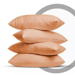 Ameha Bedding Pillowcase-Plain Dyed Peach Breathable Envelope Durable Pillow Cover 2 Pair (50 X 75 Cm) Pillow Covers - thumbnail 2