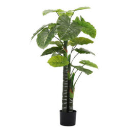 Living And Home Artificial Plant House Plant Indoor Plant Fake Tropical Tree In Black Pot 160 Cm - thumbnail 3