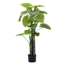 Living And Home Artificial Plant House Plant Indoor Plant Fake Tropical Tree In Black Pot 160 Cm - thumbnail 4