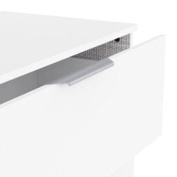 FurniComp LTD Furnicomp Chicago 3 Drawer 80Cm Chest Of Drawers - Matt White - thumbnail 6