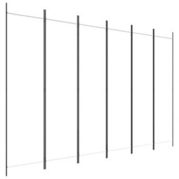 Berkfield 6-Panel Room Divider White 300X200 Cm Fabric - thumbnail 2