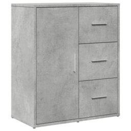 Berkfield Sideboard Concrete Grey 60X31X70 Cm Engineered Wood - thumbnail 2