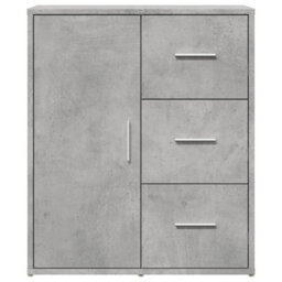 Berkfield Sideboard Concrete Grey 60X31X70 Cm Engineered Wood - thumbnail 5